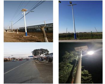 甘肅太陽能路燈-慶陽寧縣項(xiàng)目圖片